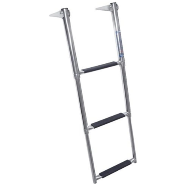 Over Platform Telescoping Drop Ladders