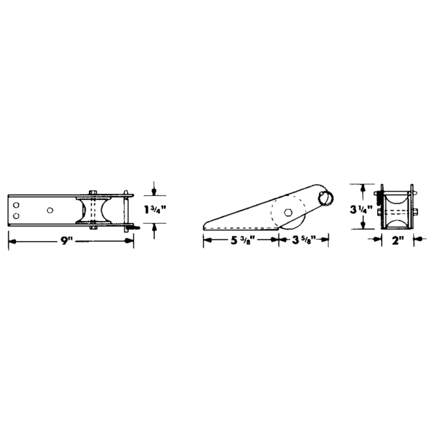 Stainless Steel Medium Fairlead Anchor Roller