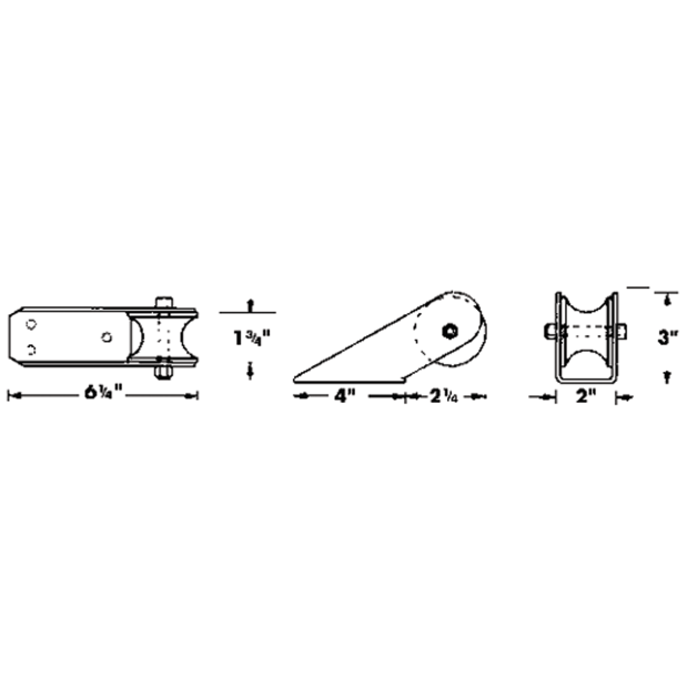 Stainless Steel Small Fairlead Anchor Roller