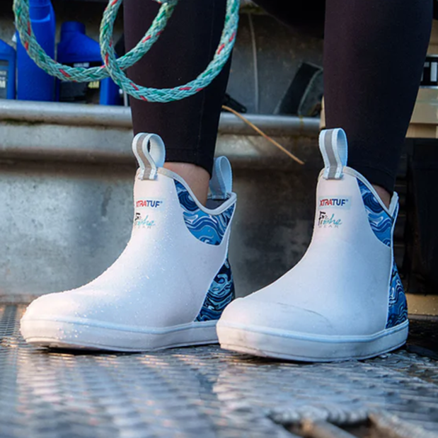 in use of Xtratuf Women's Fishe Wear Ankle Deck Boot