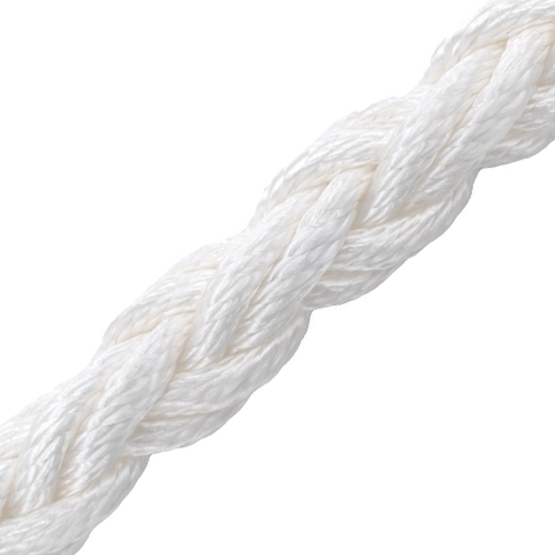 758-20-24r of Yale Cordage Bulk Nylon Brait Anchor or Dock Line - 8 Plait Construction