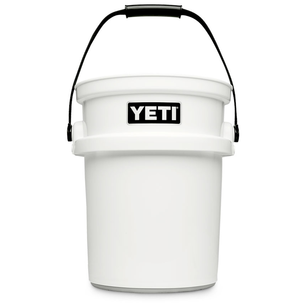 white of Yeti Coolers LoadOut 5 Gallon Work Bucket