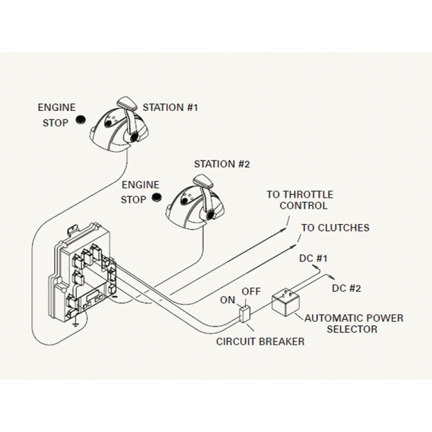Diagram of ZF Mathers CruiseCommand Microprocessor - for Electronically Controlled Engines
