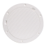 8IN WHT DIMPLE PRY OUT DECK PLATE