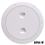 6IN WHT SCREW-OUT DECK PLATE
