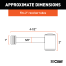 5/8" Hitch Lock (2" Receiver, Right-Angle, Stainless)