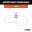 Multi-Use Cable Lock (6ft x 3/8" Cable, Vinyl-Coated Braided Steel)