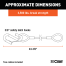 43-7/8" Safety Cables with 2 Snap Hooks (3,500 lbs, Vinyl-Coated, 2-Pack)