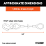 44" Safety Cables with 2 Snap Hooks (7,500 lbs, Vinyl-Coated, 2-Pack)