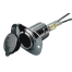 Power Socket 12-Volt with Stamped 304 Stainless Mounting Plate