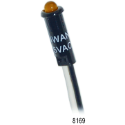 12 or 24 Volt LED Indicator Lights, Amber