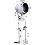 Fig. 1900 Solar-Ray® 19" High Power Searchlight