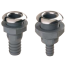 Stainless Steel over Glass-Filled Nylon Barbed Mushroom Thru-Hull