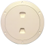 4IN BEIGE SCREW-OUT DECK PLATE