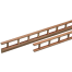 Teak Pin Rails