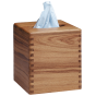 Teak Tissue Box Holder