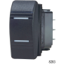 Contura Rocker Switch, Black (SPDT) - Action (ON) - OFF - ON