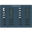 AC 2 Sources Selector + 9 Positions Circuit Breaker Panel