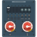 Dual Battery Bank Management/DC Distribution Panel - 350A e-Series Battery Switch