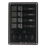 Aluminum Rocker Switch w/Fuse Panel