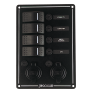 Aluminum Rocker Switch w/Fuse Panel