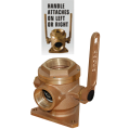 Safety Seacock  -  with Threaded Side Port (SBV-P Series)