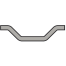 SCH 75-07 7/8IN SS SAIL TRACK  (12FT LENGTH)