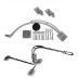 HD-RBD201/202 Heavy Duty, Swim Step Snap Davit Kit for 10-12 ft Inflatables with Motors
