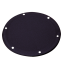 6-3/8IN BLK DECK INSPECTION PLATE