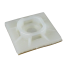 ADHESIVE MOUNTING BASE, NATURAL, 5PC