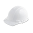 Side View of 3M XLR8 White Hard Hat - Adjustable Pinlock Sizing, 4-Point Suspension
