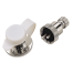 Polarized Electrical Connector - Chrome Plated