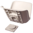 QUICK DISCONNECT SWIVEL SEAT WHT