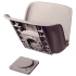 QUICK DISCONNECT SWIVEL SEAT GRAY