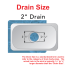 Double Rectangle Sink - Mirror SS Finish 