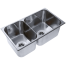 Double Rectangle Sink - Mirror SS Finish 