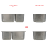 Double Rectangle Sink - Mirror SS Finish 