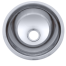 top of Ambassador Marine Half Sphere Sink - Mirror SS Finish, Without Studs