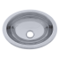 above of Ambassador Marine Oval Sink Mirror SS Without Studs