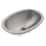 s67-6515-br of Ambassador Marine Oval Sink - Brushed SS Finish With Mounting Studs