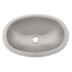 top of Ambassador Marine Oval Sink - Brushed SS Finish With Mounting Studs