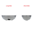 side of Ambassador Marine Oval Sink - Mirror SS Finish With Mounting Studs