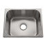 top of Ambassador Marine Rectangle Sink - Brushed SS Finish, Without Studs