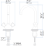 Trinidad High Arc Galley Mixer Faucet