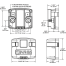 Dimensions of Blue Sea Systems BatteryLink Automatic Charging Relay 120A