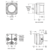 Dimensions of Blue Sea Systems 65A m-Series Mini Automatic Charging Relay