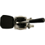 top view with handle inserted of Bosworth Guzzler 450 Series Thru-Deck Manual Pump - 1-1/8" Hose, Up to 10 GPM