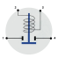Diagram of Cole Hersee Standard Solenoid - 36V, 85A Continuous Duty