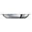 side of Cristel Strate Stainless Frying Pans