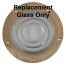 Rabetted Round Deck Prism Light - 7-3/4" Outside Diameter